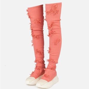 Rick Owens DRKSHDW Abstract Stocking - New in Box - Sz 36